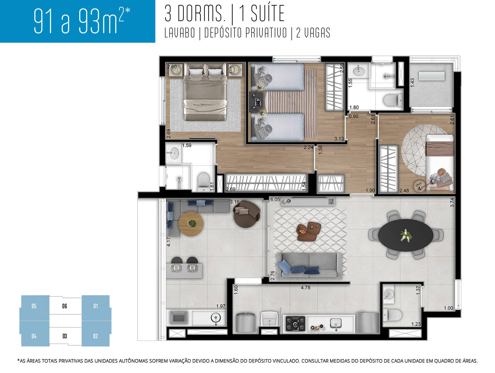 Apartamento à venda com 2 quartos, 67m² - Foto 35